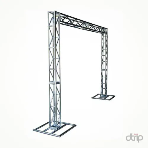 Aluguel de Box truss para festa | Pórtico de entrada em treliça