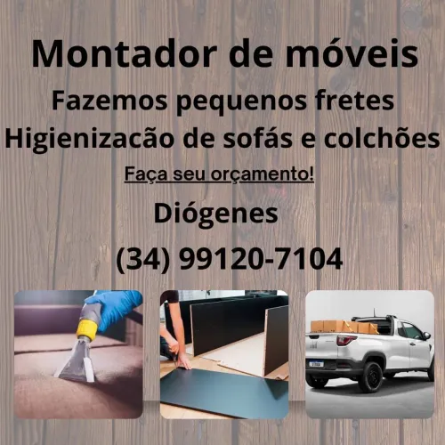 Montador de móveis e pequenos fretes 