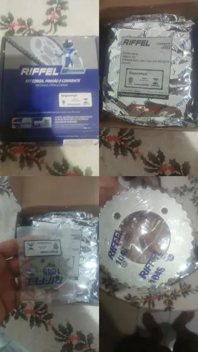 Kit tração da riffel moto biz125 completa