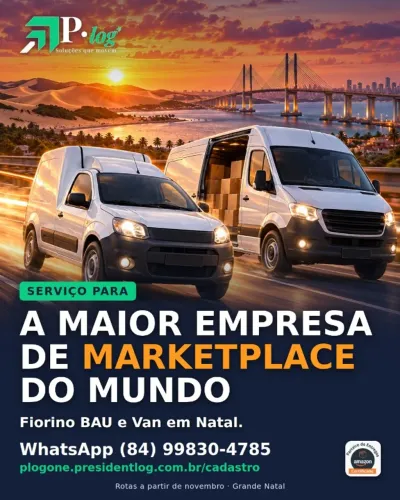 Oportunidade para Motoristas com Fiorino Baú - Natal