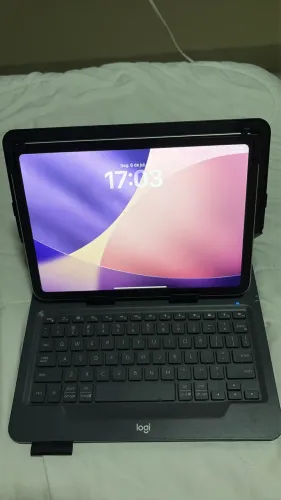 iPad com teclado