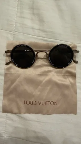 Óculos Louis Vuitton LV Super Vision Redondo Prata