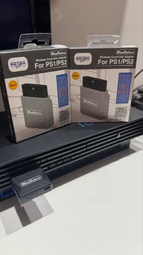 PS1 PS2 Blue Retrô Mini Original pronta entrega 