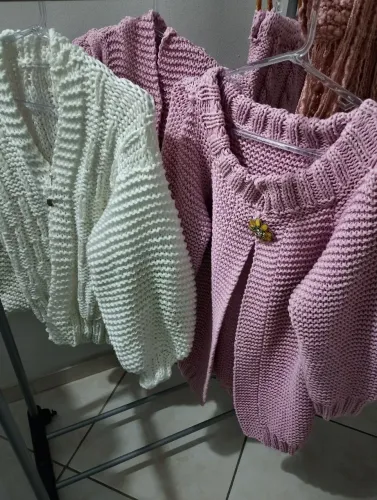 Casacos de inverno em tricô