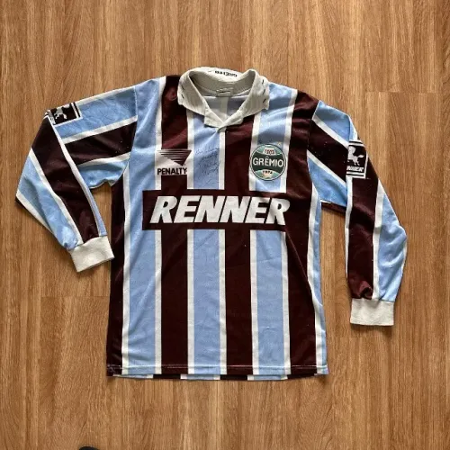 Camisa Grêmio 1995 longa Paulo Nunes