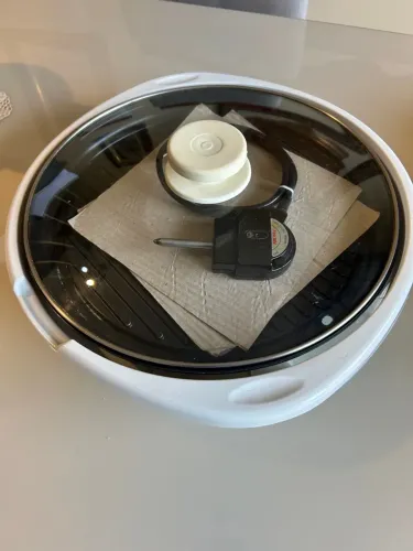 Churrasqueira Elétrica Aroma com Tampa de Vidro e Controle de Temperatura