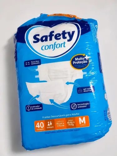 Fralda Geriátrica Descartável - Safety Confort M