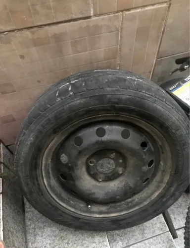 2 Jante aro 14 Fiat com pneu