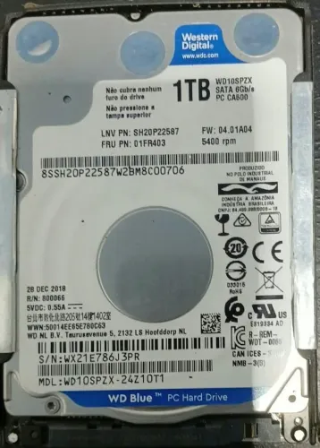 HD 1 terabyte.