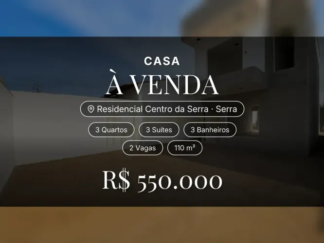 Exclusiva Casa Duplex no Residencial Centro da Serra, Ideal para Famílias