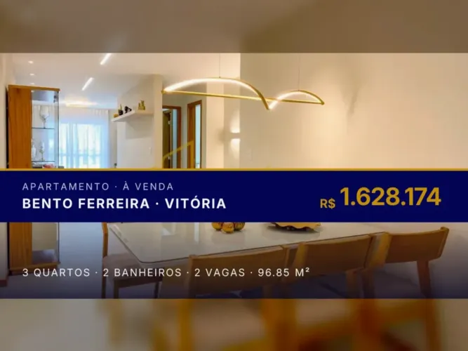 Venha conhecer este lindo apartamento em Bento Ferreira, ideal para sua família!