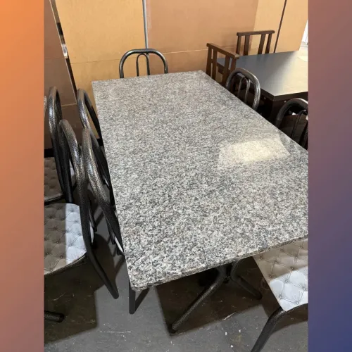 Mesa com 6 cadeiras granito - entrego hoje