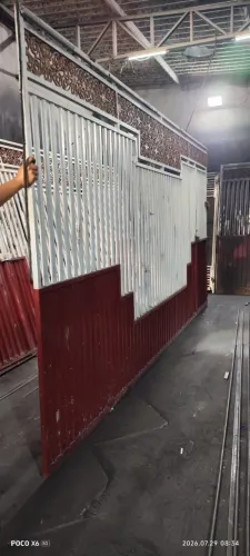 Portão 4.80 Largura x 2.50 Altura Chapa 18