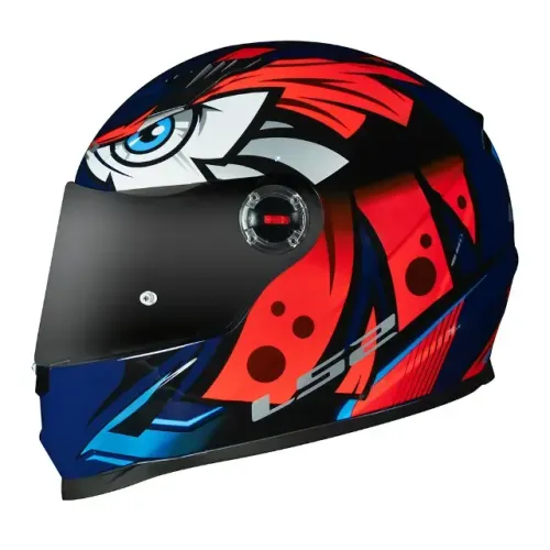 Capacete Ls2 Ff358 Classic Tribal Laranja (viseira de brinde) somos loja, parcelamos