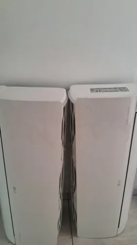 As condicionado bisplit lg 9.000 btus cada evaporadora 