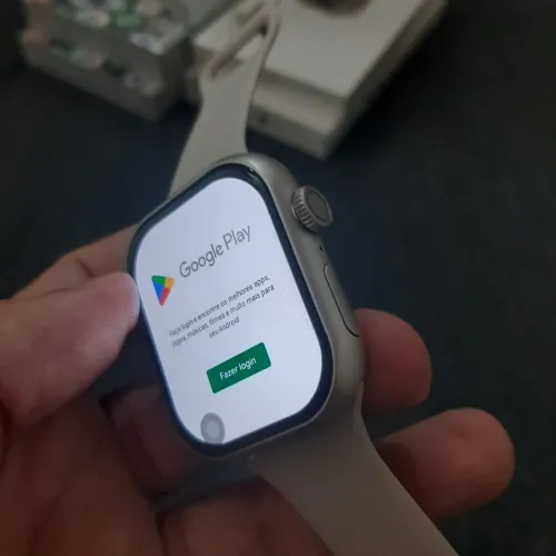Relógio Smartwatch Android com chip e câmera