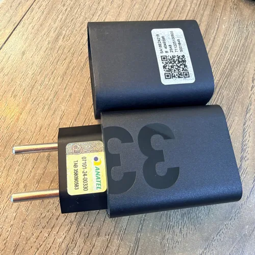 Carregador De Parede Motorola Turbo Power 33w Usb-c Preto Original