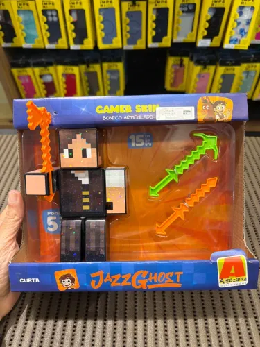 Boneco Articulado Gamer Skin - JazzGhost