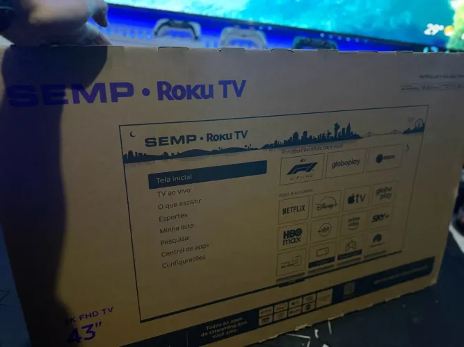 Tv Semp 43 polegadas 2K lacrada com NF!