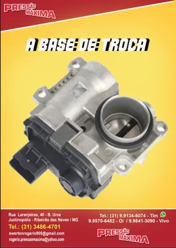 Corpo de Borboleta TBI Renault Clio Peugeot 206 1.0 16V