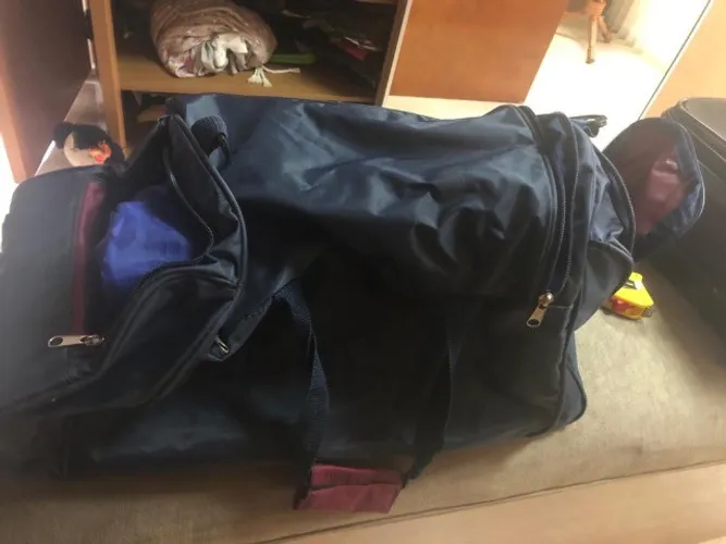 Mala de viagem - com carrinho 