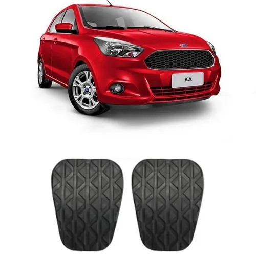 Kit borrachas de pedais pedaleiras Ford ka