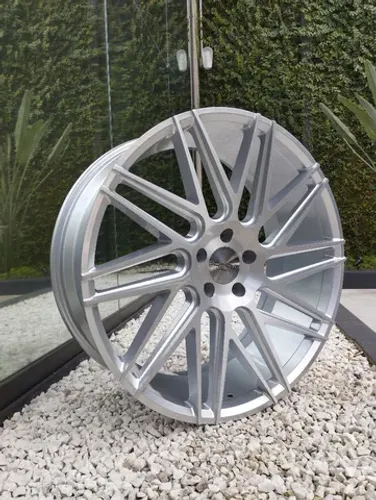Rodas Element Wheels Prata 5x120 - 22x9 com 22x10,5