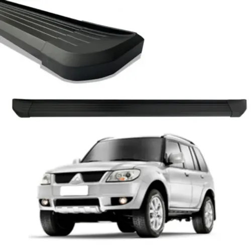 Estribo Mitsubishi Pajero TR4 - Alumínio Preto - CK178