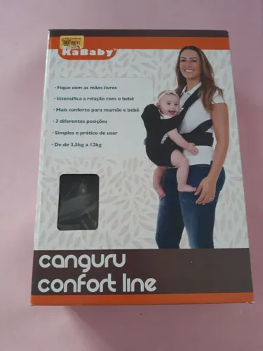Canguru confortável bebê 3 posições <br>