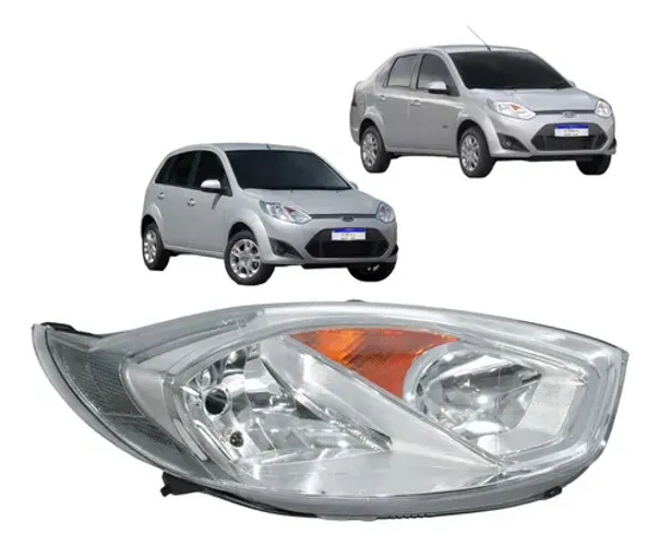 Farol Ford Fiesta 2010 2011 2012 2013 2014 Lado Direito