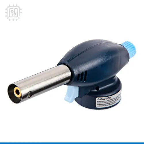 Maçarico Culinário Gourmet Portátil Acendimento Automático Com Regulador de Chamas
