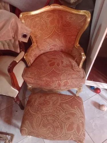 poltrona luis xv com aparador