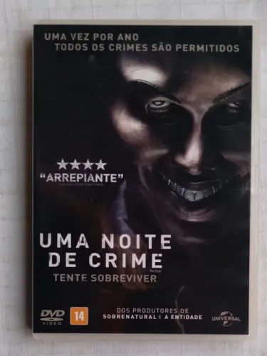 Dvd Uma Noite de Crimes (original)