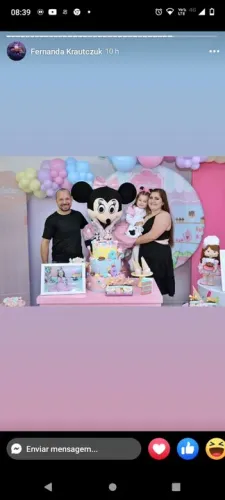 Personagem vivo Mickey e Minnie Mouse 