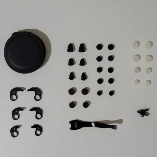 Pontas Aletas de Silicone Estojo para Fone de Ouvido In-ear