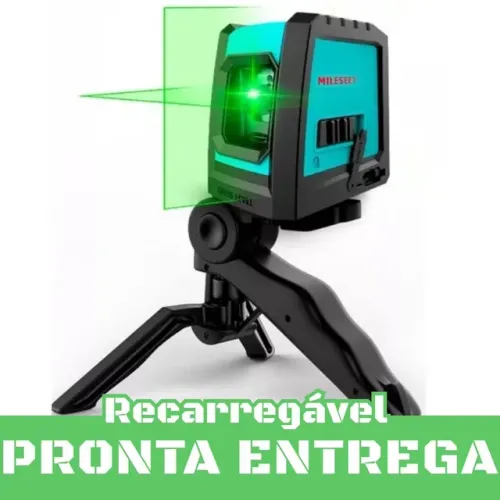 NÍVEL LASER VERDE RECARREGÁVEL (KIT COMPLETO)