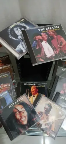 Coleção de CDs de Rock