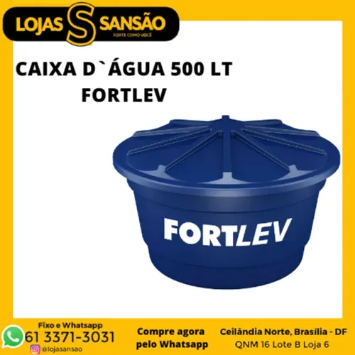 Caixa D agua 500LT Fort Lev