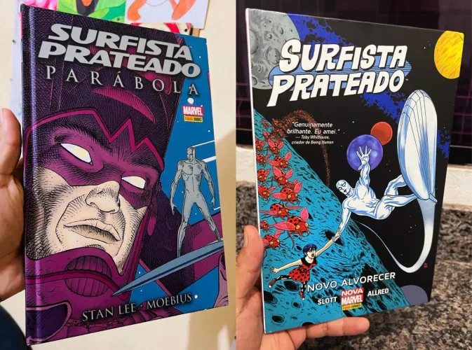 Surfista prateado parábola e novo alvorecer capa dura