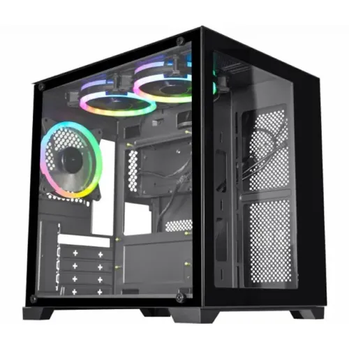 Gabinete Gamer K-Mex Space Z, CG-01AD, Lateral e Frontal em Vidro Temperado, S/ Fan,