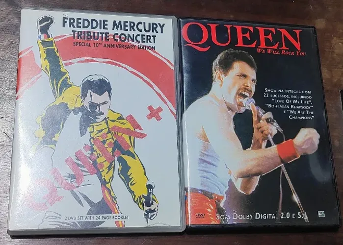 Dvds Originais Queen The Freddie Mercury Tribute Concert 10th Edition + We Will Rock You
