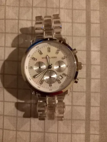 Relógio MICHAEL KORS - Mk5610 Original Ch. Anal Silver - Madrepérola