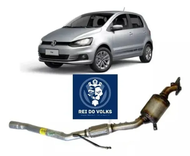 Catalisador Vw Fox 1.0 12v 2013 2014 2015 Motor 3 Cilindros