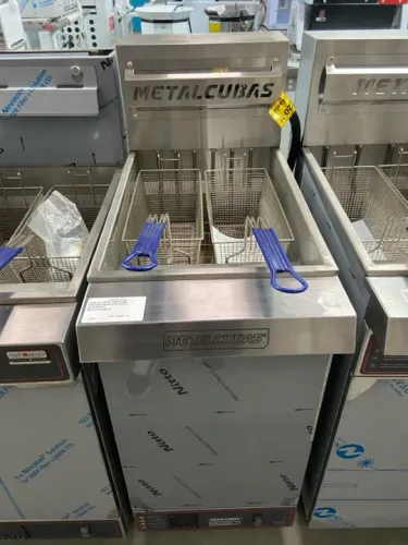 FRITADOR ÁGUA E ÓLEO ELÉTRICO FAO-2C  PRM - METALCUBAS 