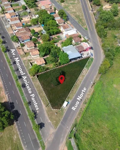 Vende-se terreno de esquina no bairro Cruviana