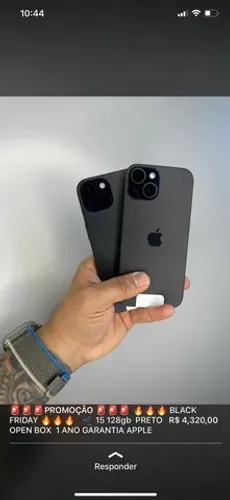 iPhone 15 preto