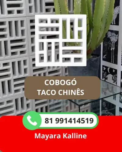 Cobogó de diversos modelos- *19