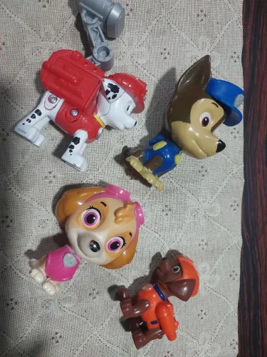 Conjunto de bonecos da Patrulha Canina