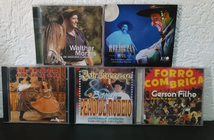 13 CDs Gauchescos e Forró