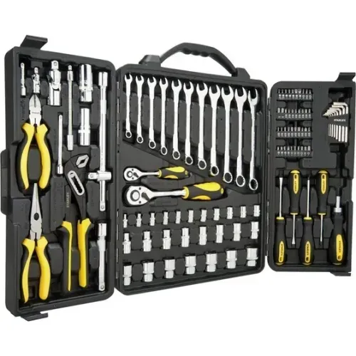 JOGO DE FERRAMENTAS STANLEY C/110PCS C/MALETA